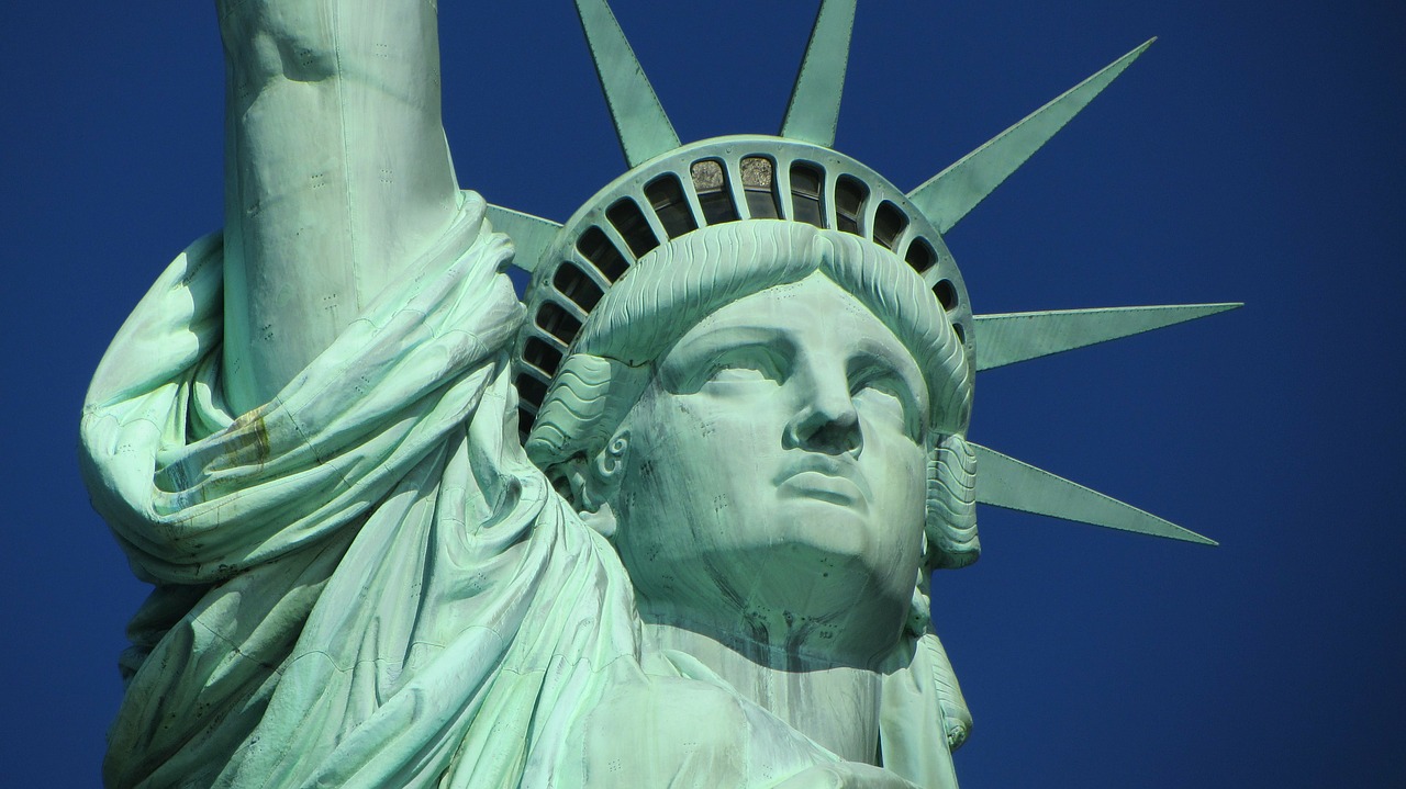 アーリーアメリカンをイメージできる自由の女神像